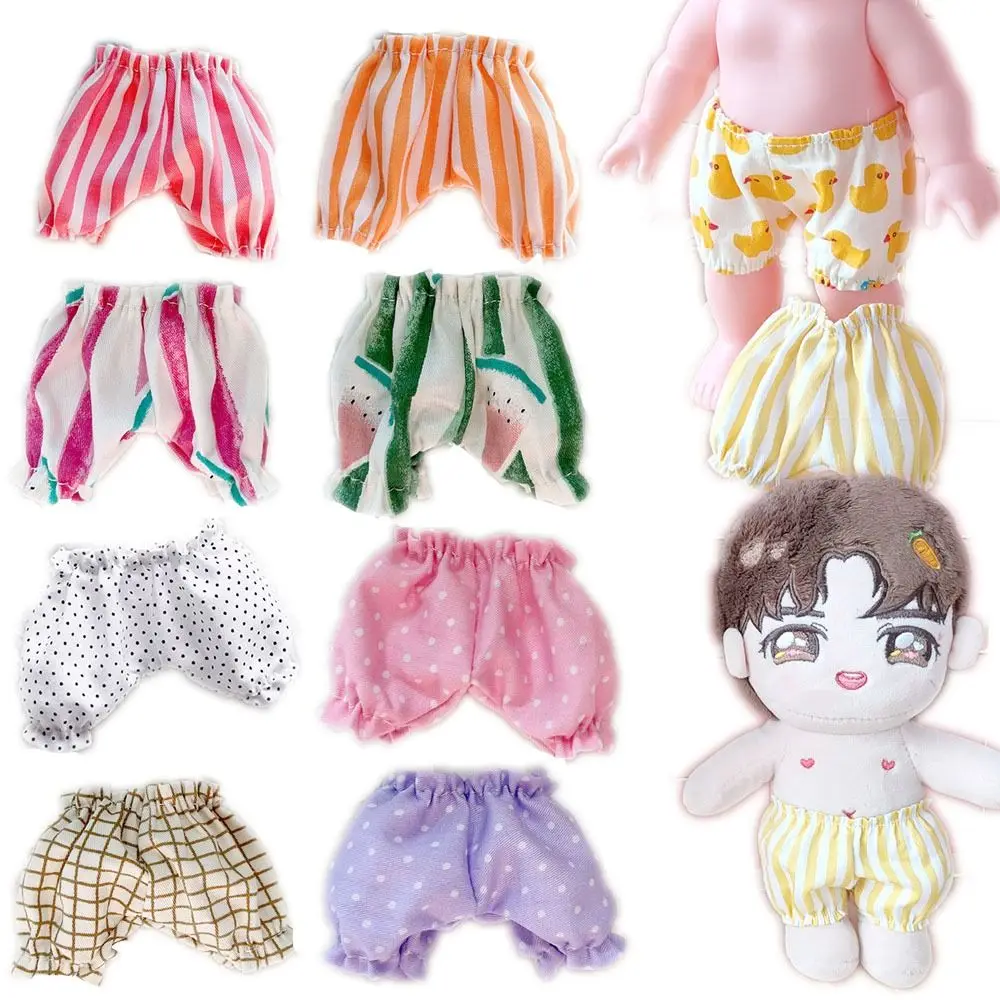 

Handmade Pumpkin Pants Cute Stripe 15cm Lantern Pants Colorful Wave Point Doll Shorts Cotton Doll