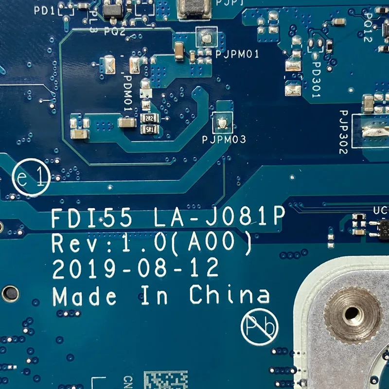 com srg0s I3-1005G1 cpu mainboard fdi55-LA-J081P portátil