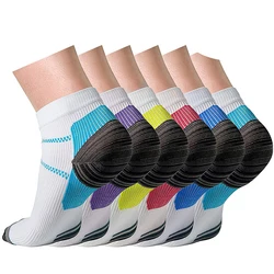 1 Pair Sweat-Absorbent Socks For Men Deodorant Breathable Running Sports Male Colorful Fashion Low Tube Compression Socks