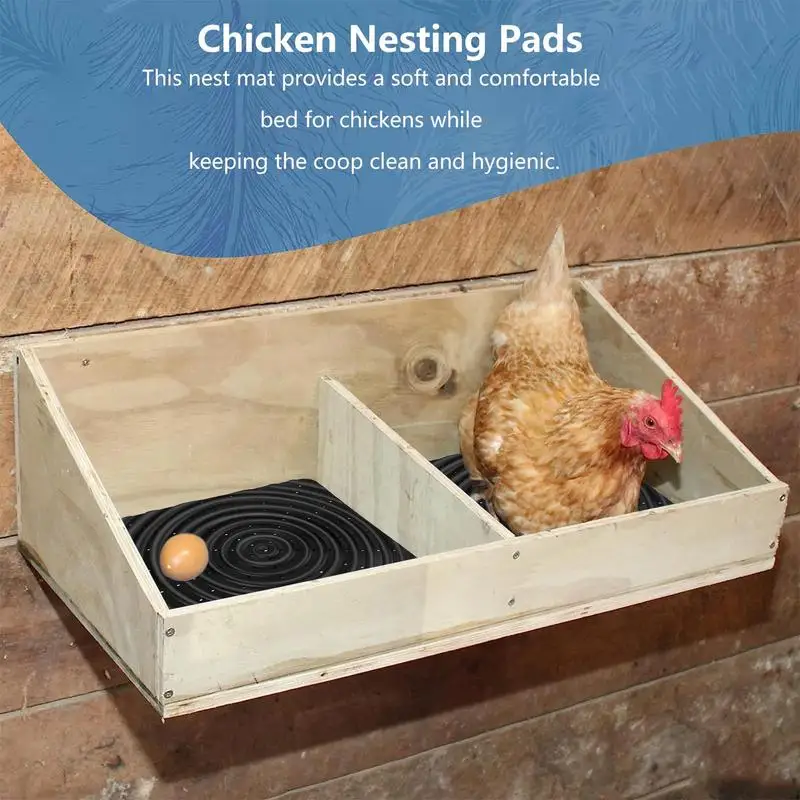 

Chicken Nesting Pads Waterproof Mat Cushion For Chicken Coop Nesting Portable Chicken Laying Boxes Pad For Hen Laying Eggs
