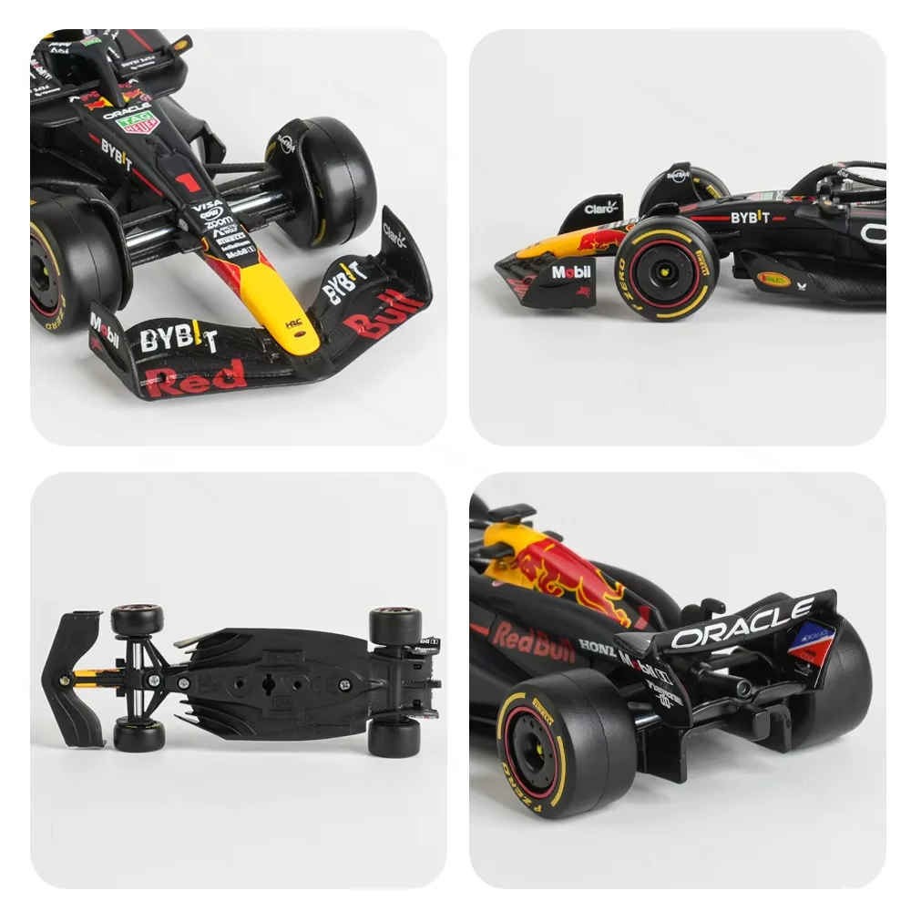Bburago 1:43 RedBull RB20 1 Verstappen 11 Perez  F1 2024 Oracle Alloy Die Cast Car Model Toy Formula 1 Collection Kid Gift 6