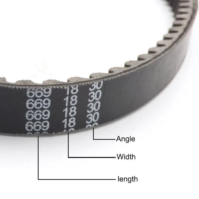 Motorcycle Scooter Drive Belt 669 729 799 743 788 835 842 for GY6 50cc 150cc Minarelli JOG