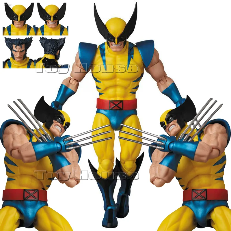New CT Toys Mafex 96 Wolverine Figure Brown Comic X-Men Action