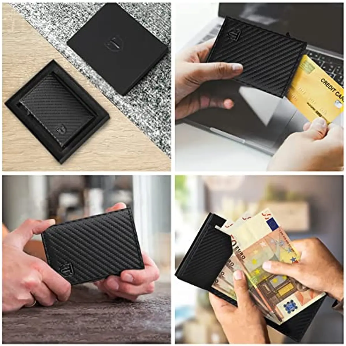 TEEHON Credit Card Holder for Men and Women |Men's Wallet | Men's Slim RFID Wallet | Men's Mini Card Holder