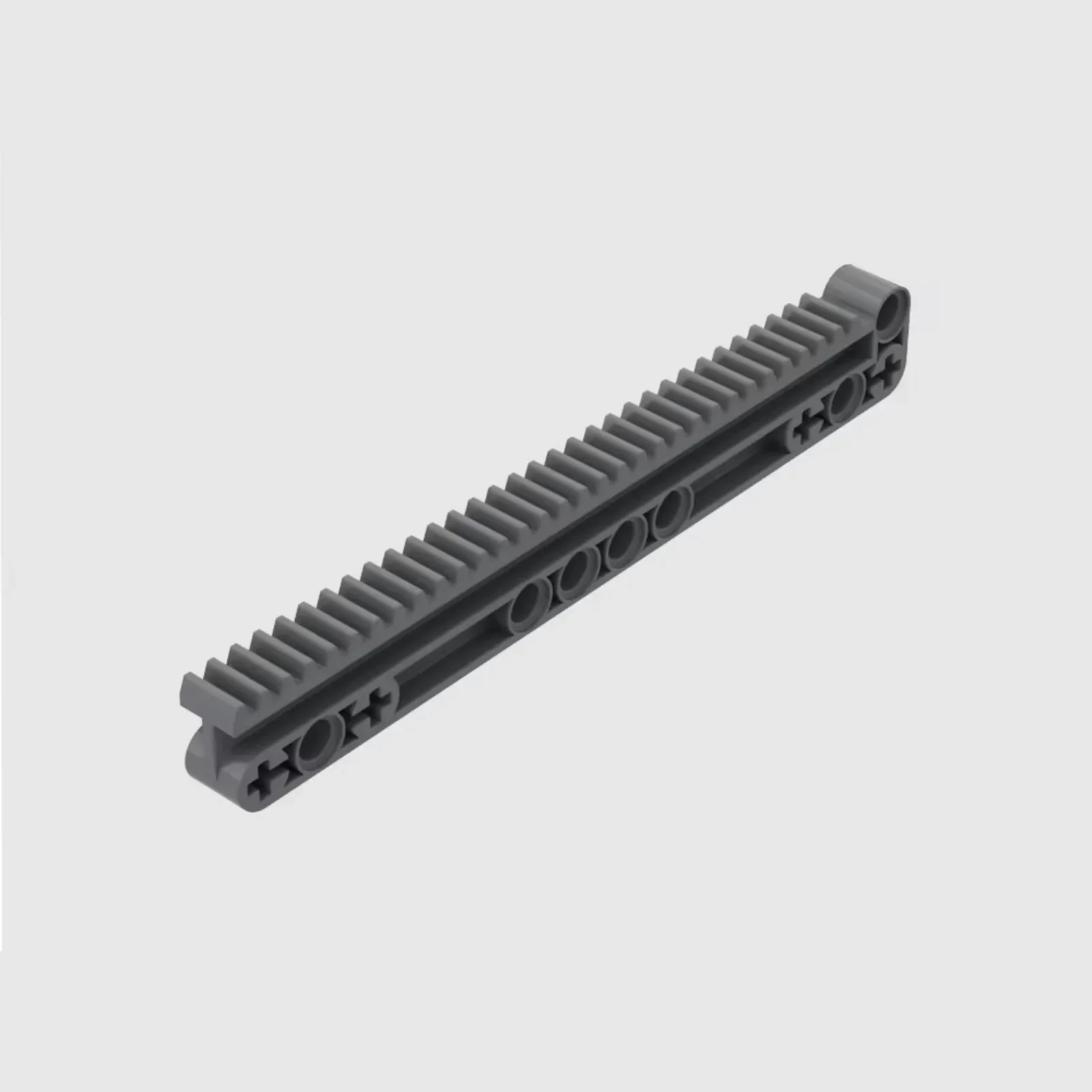 Technical Parts 18942 18940 1x14x2 Rack Chute MOC Push Rod Rack Assemble Putter Small Particles Puzzle Building Blocks Bricks