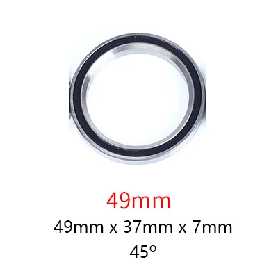  KOVNOVI Bike Headset Bearings 32.4 43.8 7 33 37 46.9 46.8 34.1  35 47 48.9 49 8mm Road MTB Angular Contact Bicycle Bearing 36/45  Accessories (Color : I32.4x43.8x7 45x45, Size : 2pcs) : Sports & Outdoors