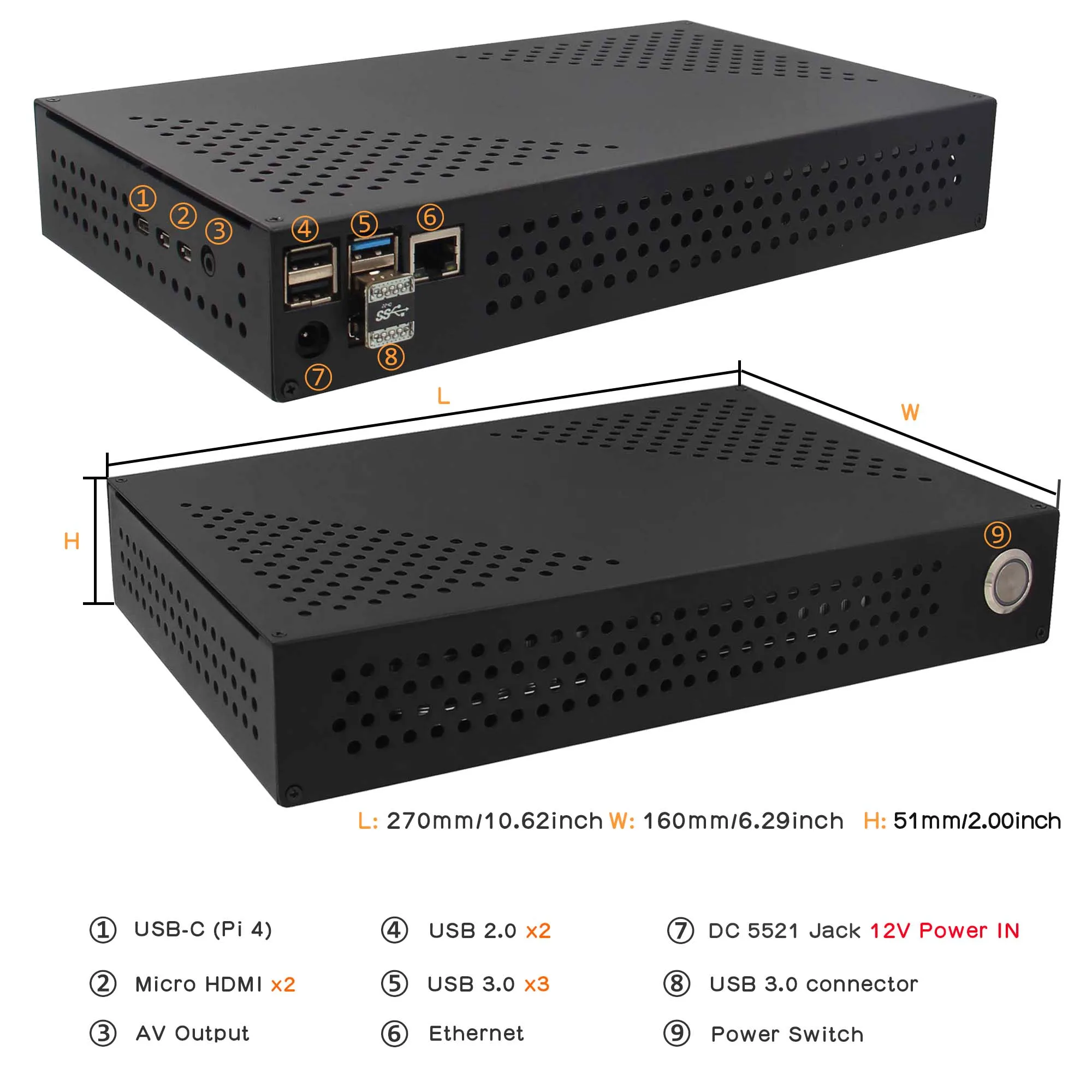 Geekworm NASPi Gemini 3.5  3.5 ġ SATA HDD NAS ̽, PWM , RAID,    ڵ  ѱ,   4 