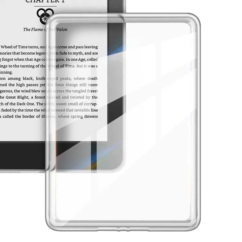Transparent Acrylic Back Kindle Case for Kindle 8th Generation