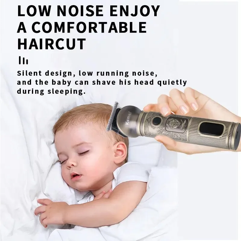 Kemei Professional Hair Clipper For Men Km-1635 Rechargeable Cordless Electric Razor Hair Beard Trimmer barber 4