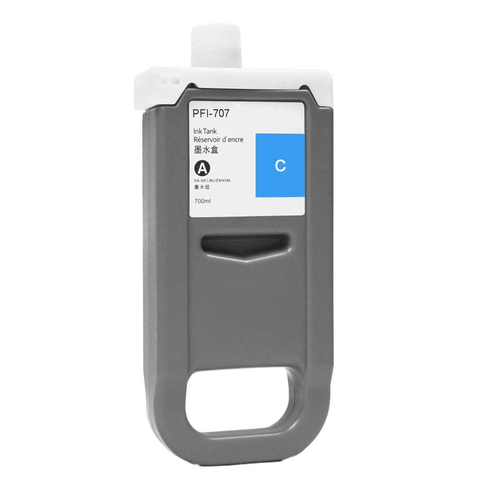 

5 цветов PFI707 PFI 707 для Canon IPF 830 840 850 IPF830 IPF840 IPF850, совместимый чернильный картридж с чипом