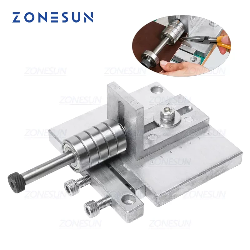 

ZONESUN кожаный режущий ремень для инструментов Режущий Станок кожаный режущий станок для сумки ручка гитарные ремешки Браслет