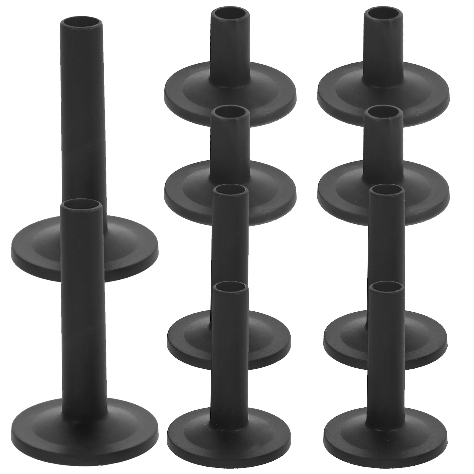 

12 Pcs Drum Kit Cymbal Support Kits Trumpet Accessories Sleeve Practical Plastic Replacement Casing Pipe Tool Percussion Stand