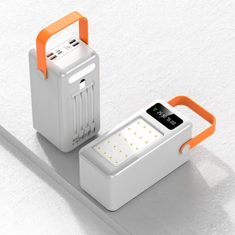 DIY 28 Slot Ultralarge Capacity 18650 Power Bank Case PD QC3.0 USB 10W