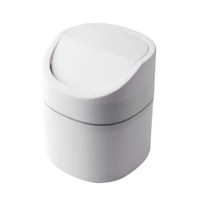 White with Swing Lid
