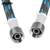 Airbrush Hose 1.8m 1/8” Thread Nylon Braided Air Hose and a Fitting Adapter 1/8” Male - 1/4” Female for Most Airbrush Accessorie 4