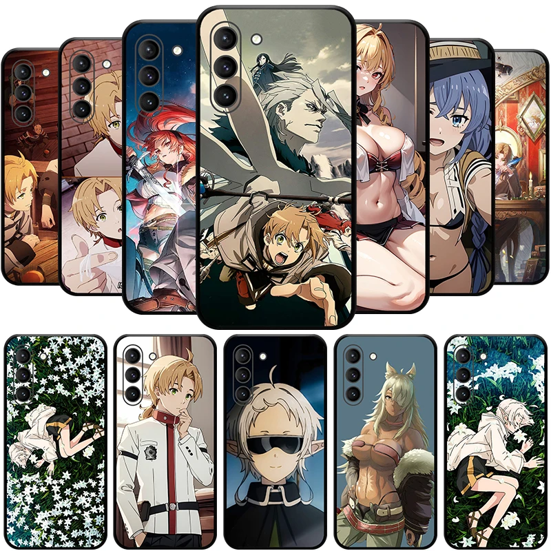 

Mushoku Tensei Season 2 Eris Boreas Elinalise Rudeus Phone Case for SAMSUNG Galaxy S23 Ultra S22+ S21 FE S20 A54 Note20Plus A53