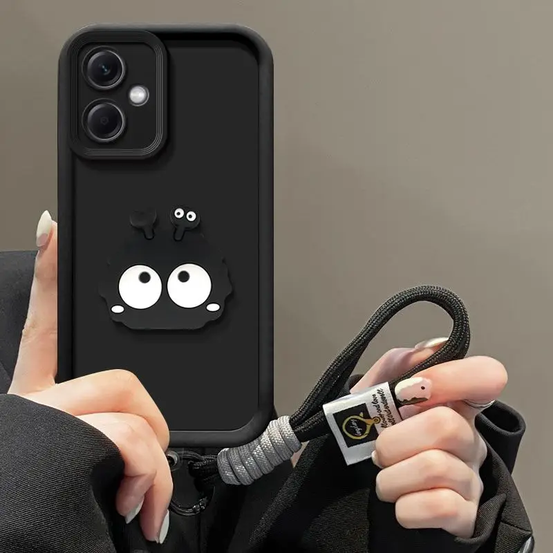 Cute Cartoon Coalball Hand Strap Cover - Full Package Phone Case