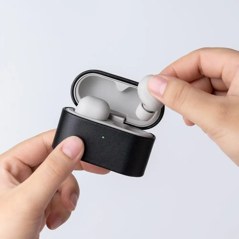 Premium Leather Earphone Protective Case - Anti-Fall, Wear-Resistant, Dustproof Shell