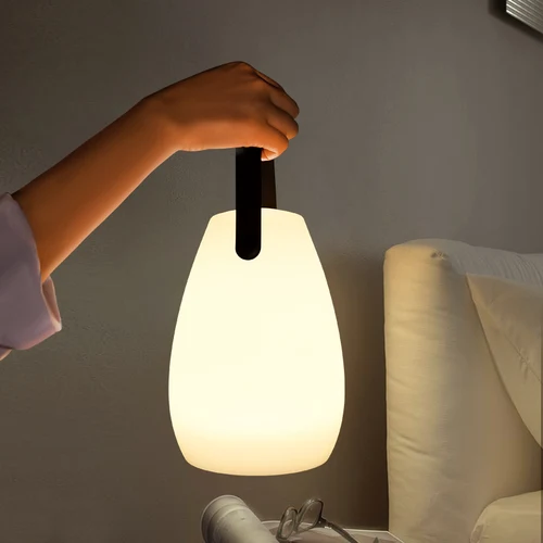 LED 리모컨 충전 야간 조명, 휴대용 수면 조명, 원형 가정용 분위기 침대 옆 조명, 야외 캠핑 조명 3