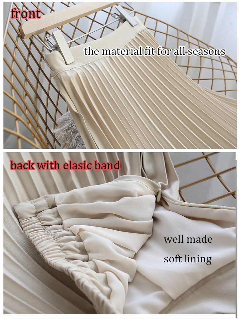 تنورة نسائية عالية الخصر مطوي ، أنيقة ، أحادية اللون ، مرنة ، أنيقة ، فاخرة ، الموضة ، مصمم العلامة التجارية ، الربيع ، الخريف ، أنثى ، 5 تنورة نسائية عالية الخصر مطوي ، أنيقة ، أحادية اللون ، مرنة ، أنيقة ، فاخرة ، الموضة ، مصمم العلامة التجارية ، الربيع ، الخريف ، أنثى ، 5