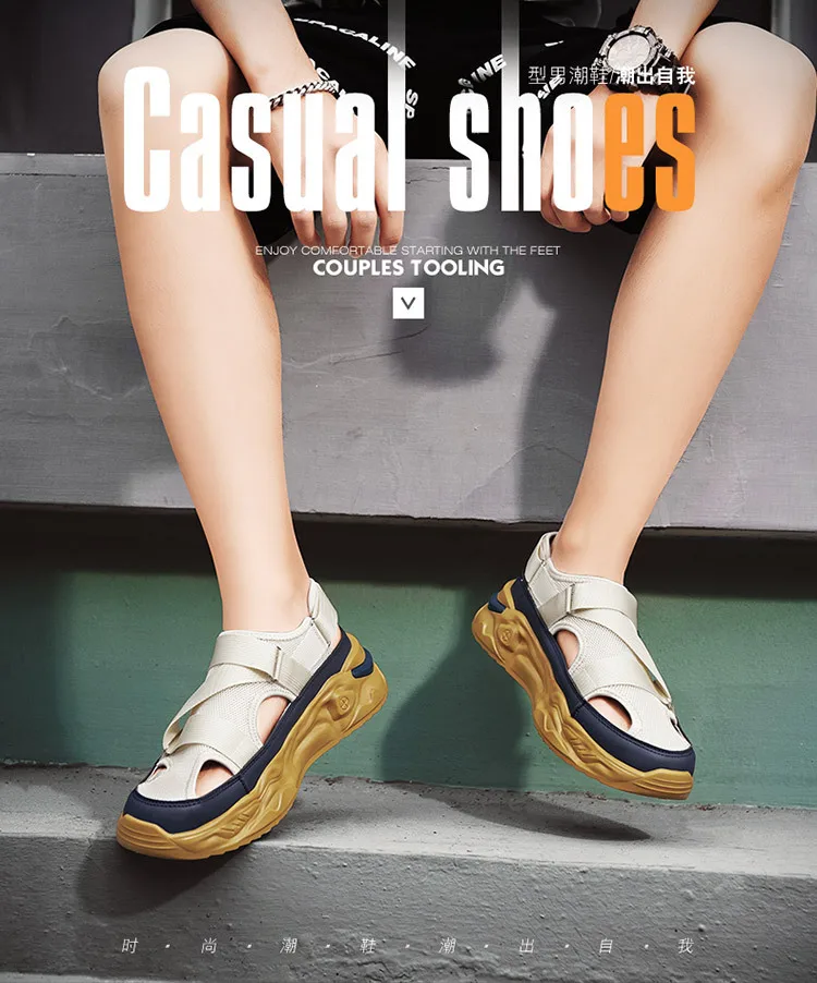 Moda Masculina Sapato Para Praia Masculino Sandália De Praia