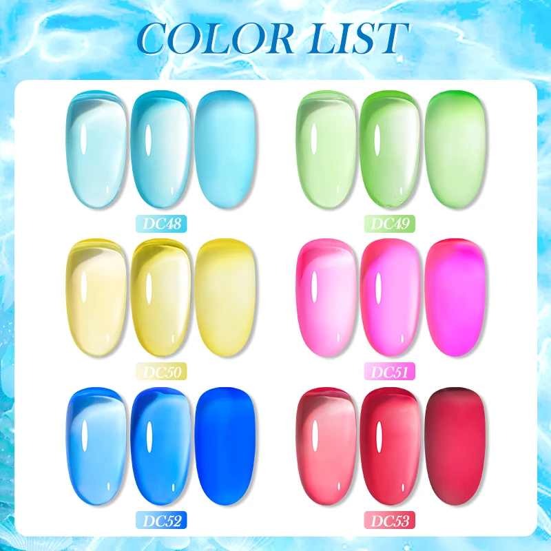 Mtssii Jelly Glass Gel Nail Polish Set image 11