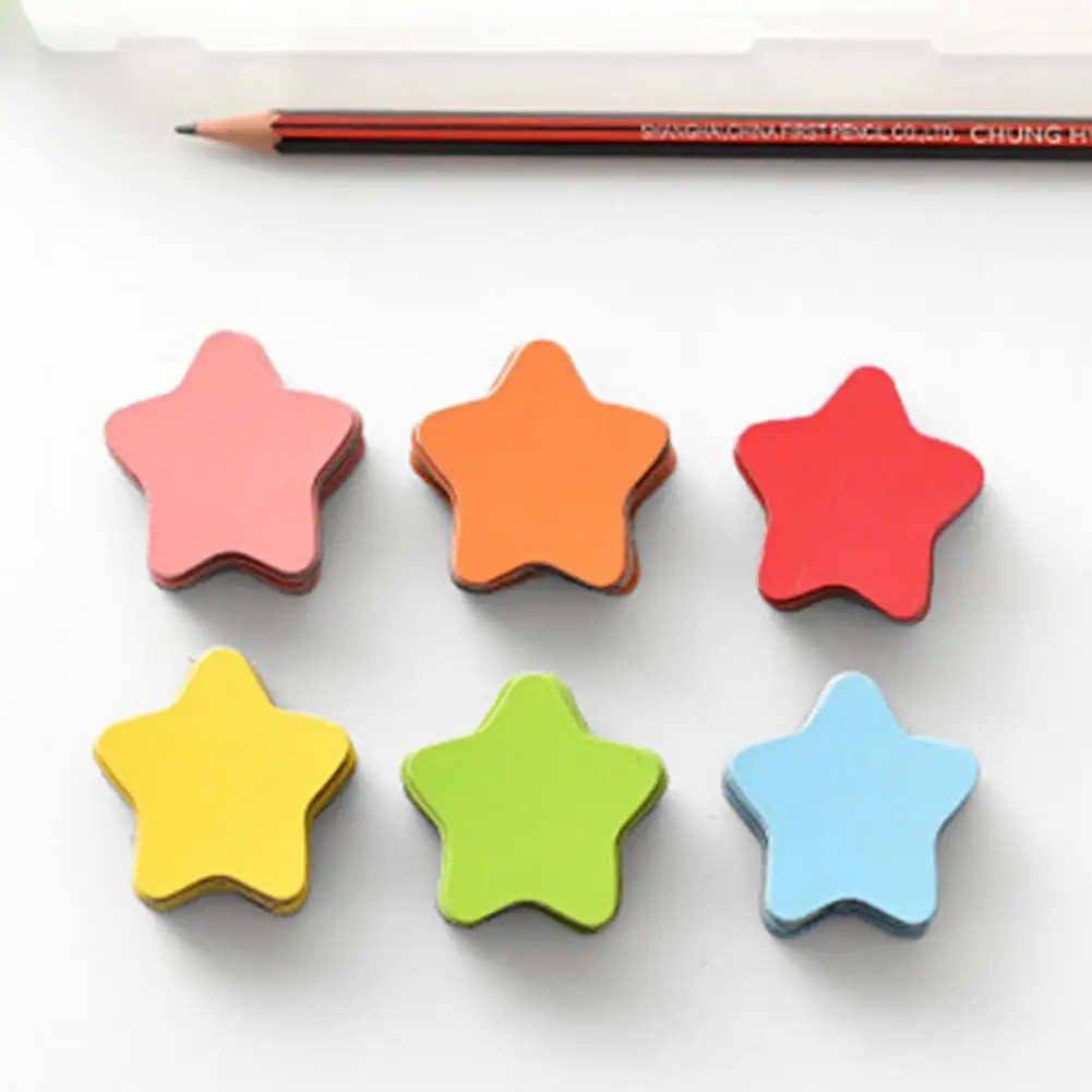 20Pcs/Set Compact Reusable Multifunctional Scratch Resistant Stars Blackboard Magnet Magnetic Sticker Classroom magnetic sticker magnetic fridge stickers
