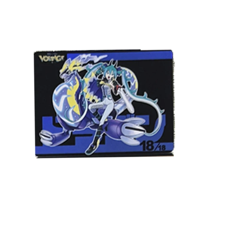 Anime Hatsune Miku Jigglypuff Lapras Flygon Dragapult Scizor Diy Flashcard Collectible Card Toy Birthday Gift