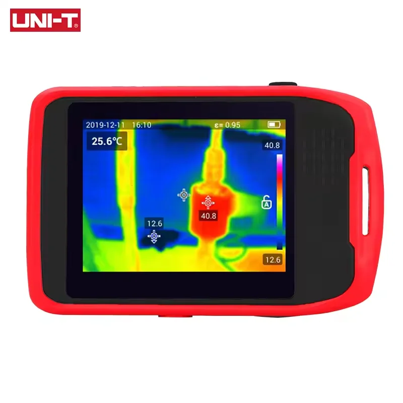 UNI-T UTi120T 포켓형 정전식 터치 열화상 카메라; 회로 기판/모터/파이프 온도 지능형 WIFI 감지 온도계