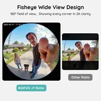 Wireless Video Doorbell Camera, No Subscription, 180° Wide-Angle, 2K Night Vision, AI Detection, Two-Way Audio - Image 2