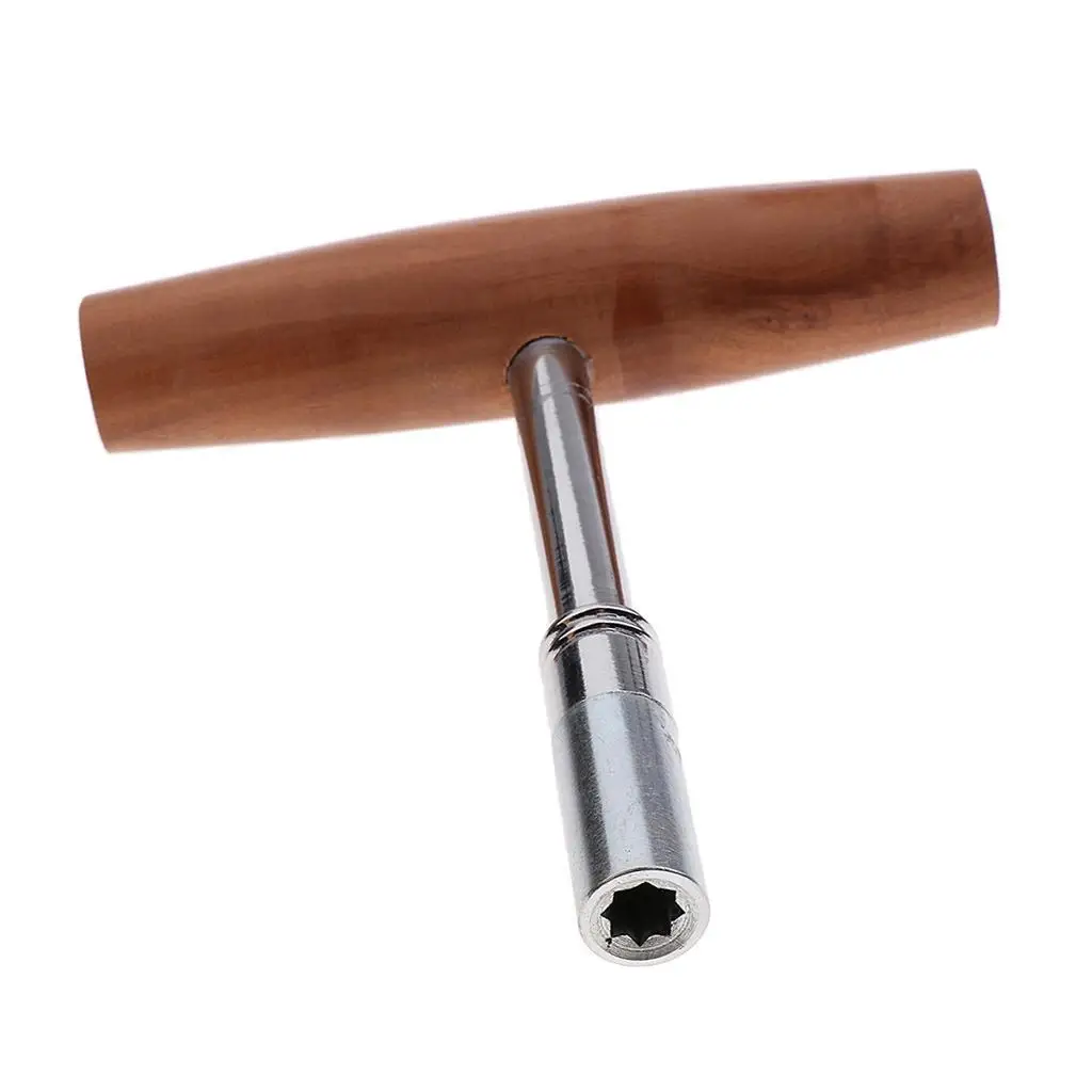 

Профессиональный инструмент для настройки пианино, Т-образный гаечный ключ с деревянной ручкой