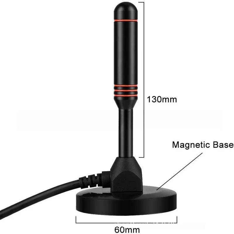 MAYTO High Gain HDTV Digital TV Antenna Suction Cup Indoor And Outdoor TV Antenna ISDB-T ATSC Set-top Box