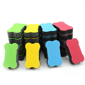 4 pz/lotto gomma magnetica per lavagna bianca ufficio scolastico gomma per lavagna accessori materiale scolastico colore casuale diario di cancelleria
