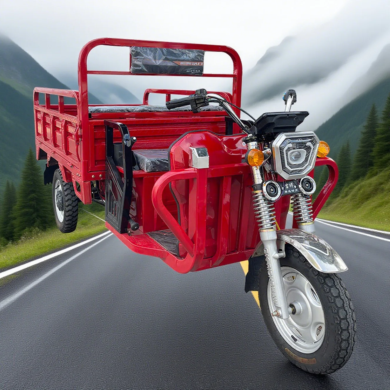 Tricycle électrique, tricycle cargo électrique