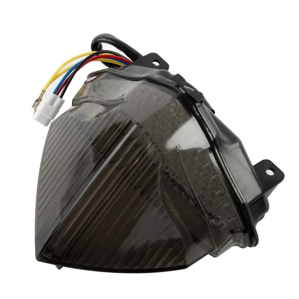 Motorcycle Rear Tail Light Brake Turn Signals Integrated LED Light Smoke TailLight For Yamaha YZF R1 2004 2005 2006