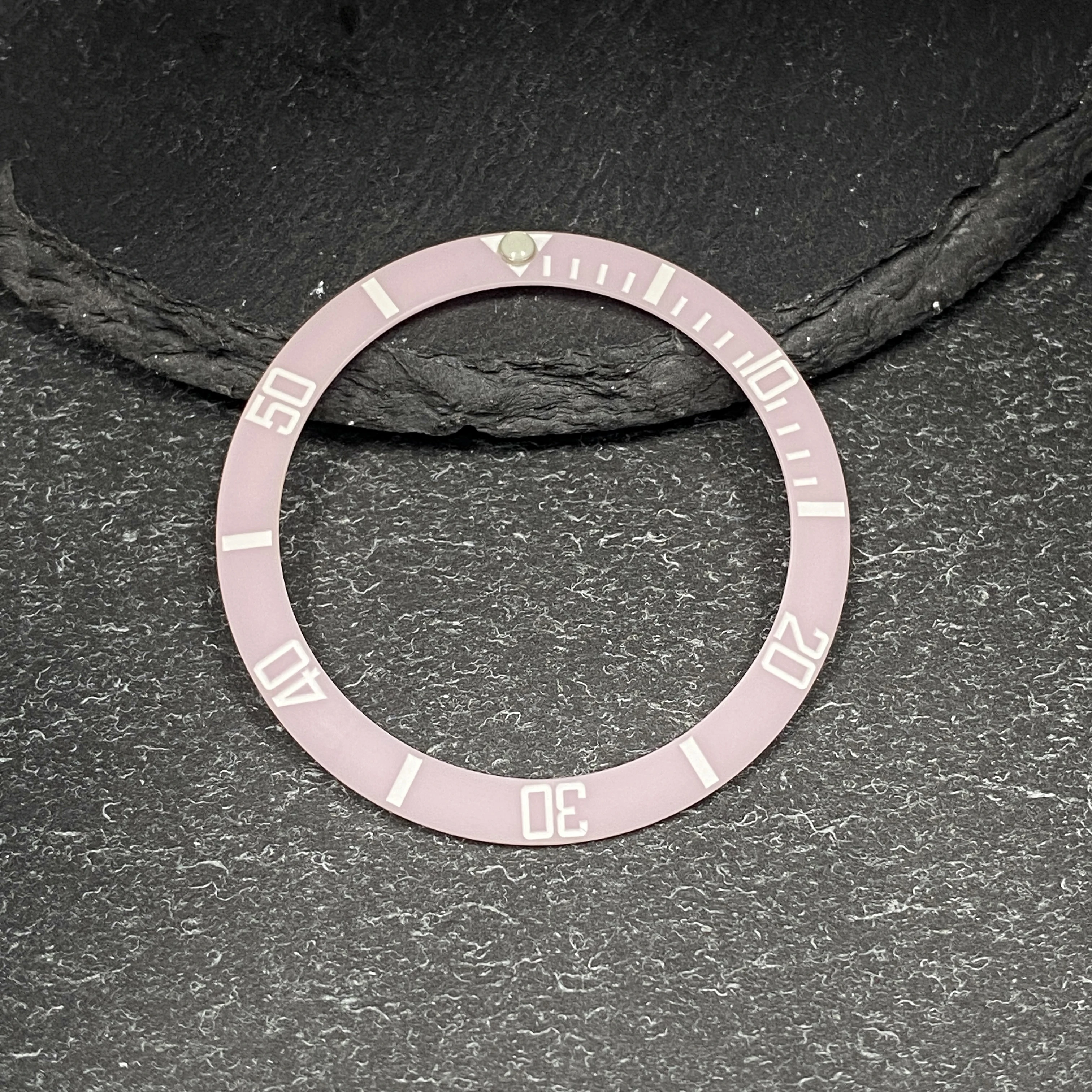 Premium 38*30.6MM Ceramic/Aluminum Watch Bezel Insert