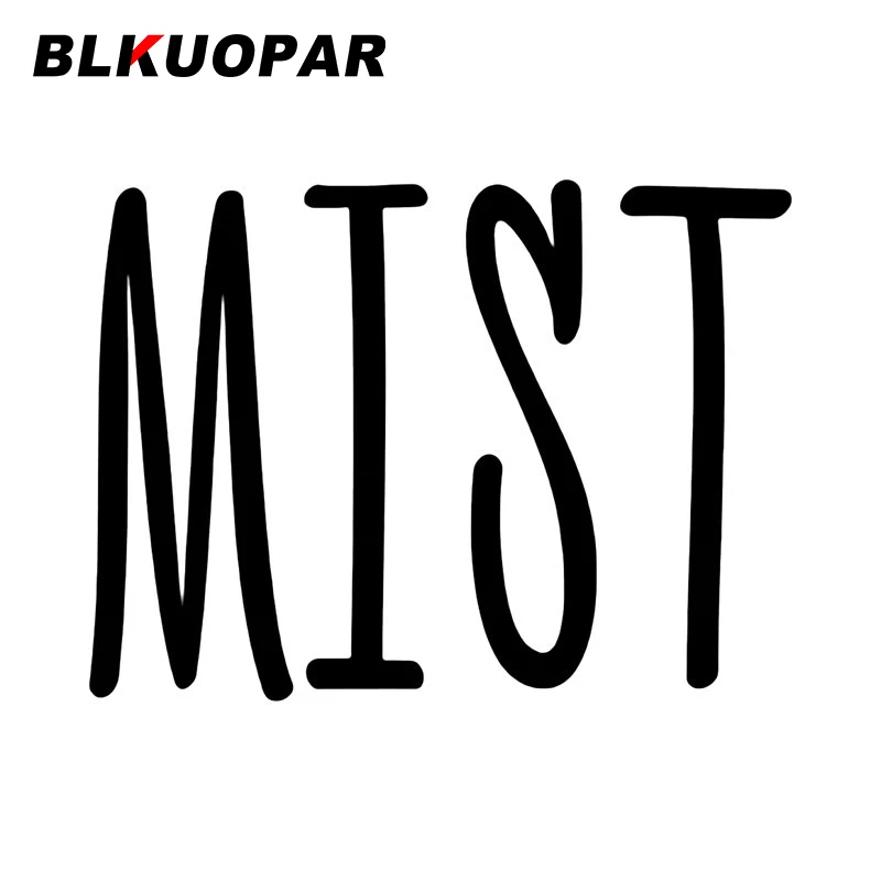 

BLKUOPAR MIST Logo забавная наклейка для автомобилей простая Солнцезащитная Водонепроницаемая Милая виниловая высечка наклейки креативная доска для серфинга украшение для ноутбука