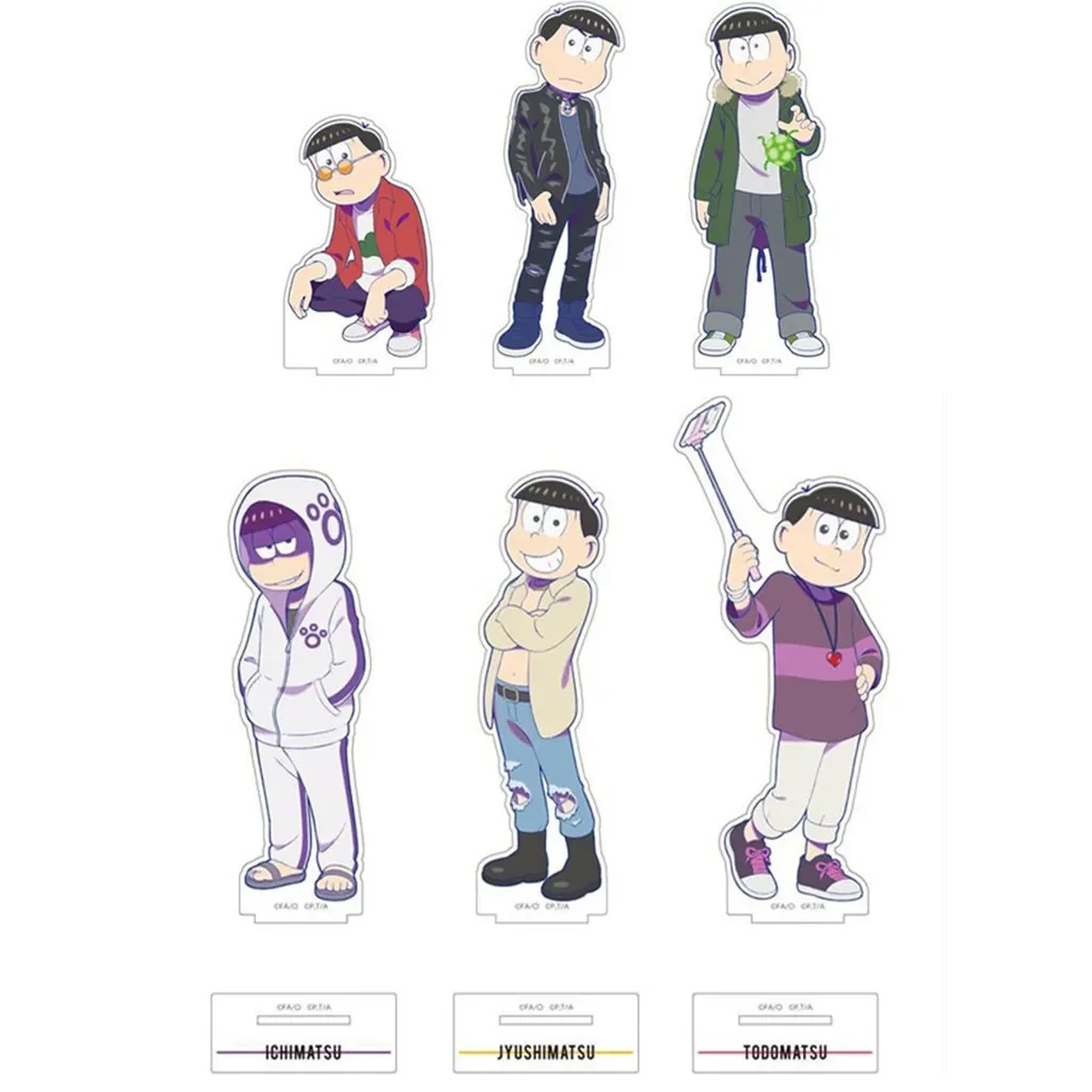 

Мини-фигурка аниме Karamatsu Ichimatsu Jyushimatsu Todomatsu кукла коримацу фотопластина Косплей игрушка для подарка