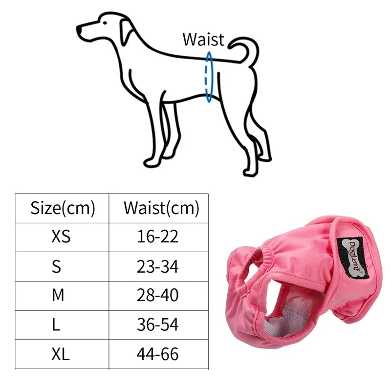 Female Dog Shorts Anti Harassment Antibacterial Menstruation Period Diaper  Pants Absorbent Diaper For Small Medium Dogs 