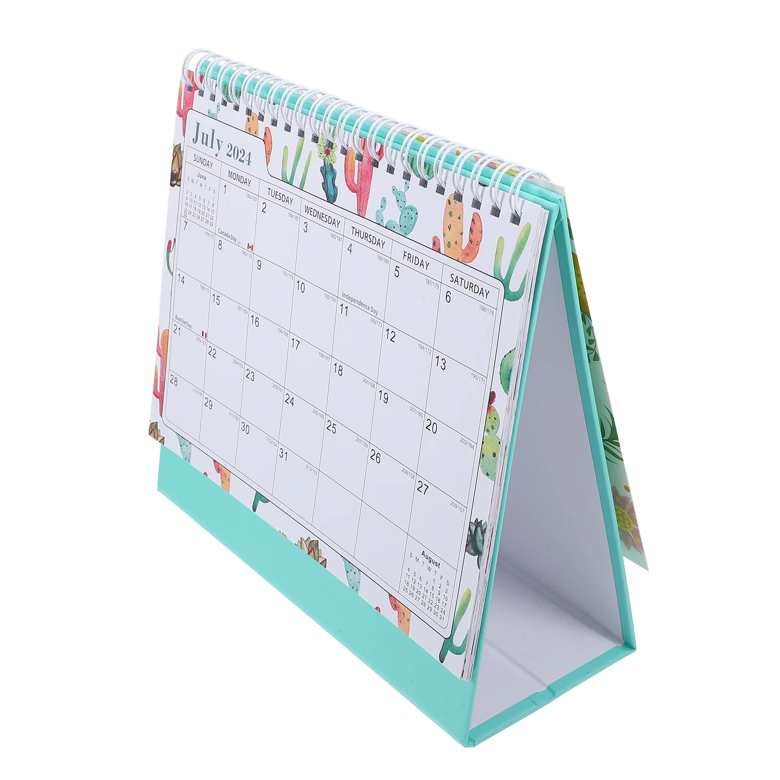 

2024 Table Calendar Daily Schedule Desk Desktop Delicate Office Agenda Planner Monthly
