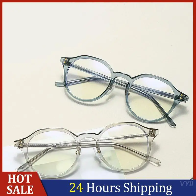 

Plain Glasses New Eyesight Protection Retro Flat Glasses Glasses And Accessories Tr90 Flat Glasses Visual Protection Rivets Game