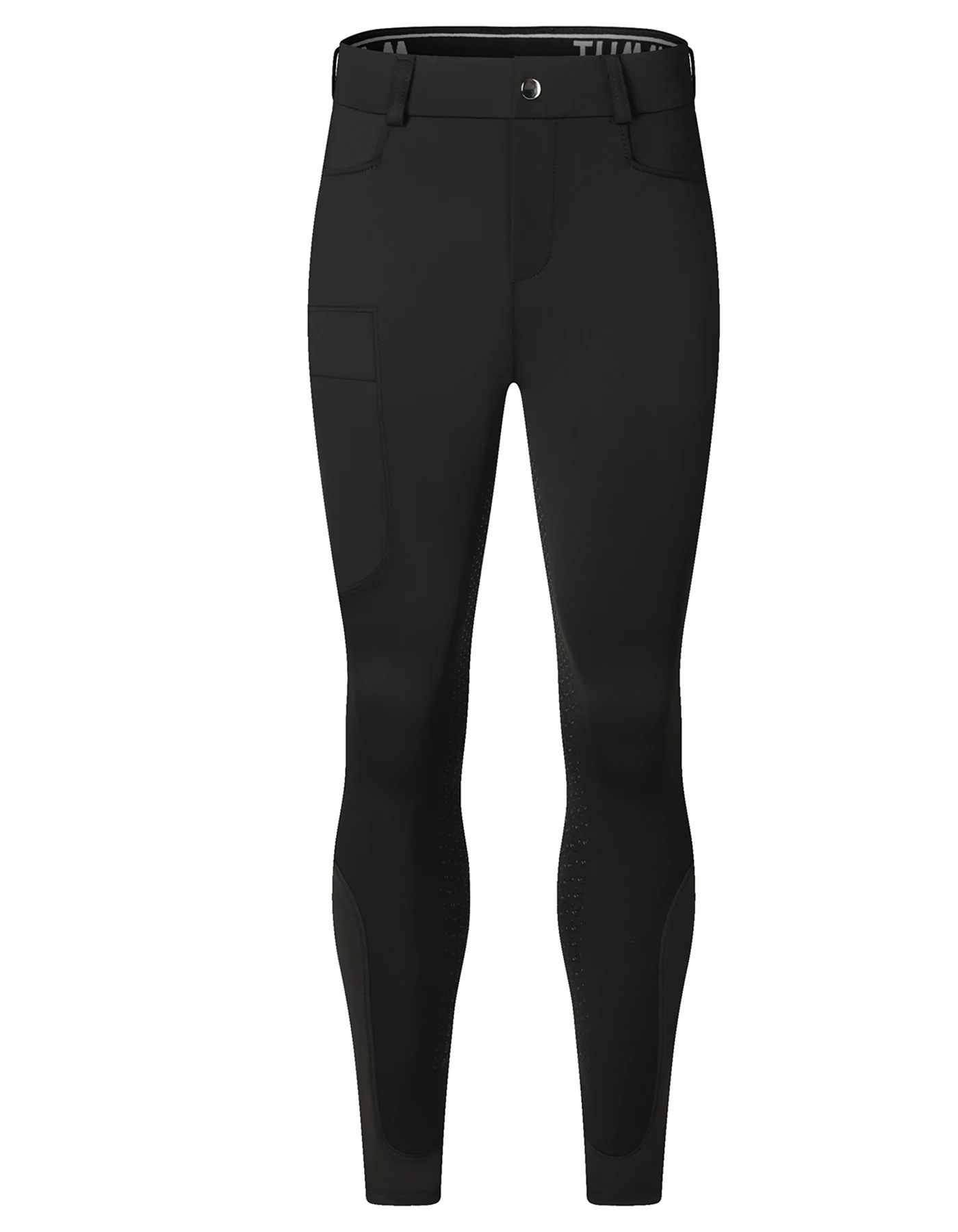 Professional Men's Equestrian Pants Full Silicone Anti-Slip Horse Riding Sports Pants Elastic Quick-Dry Horseback Riding Pants M 2