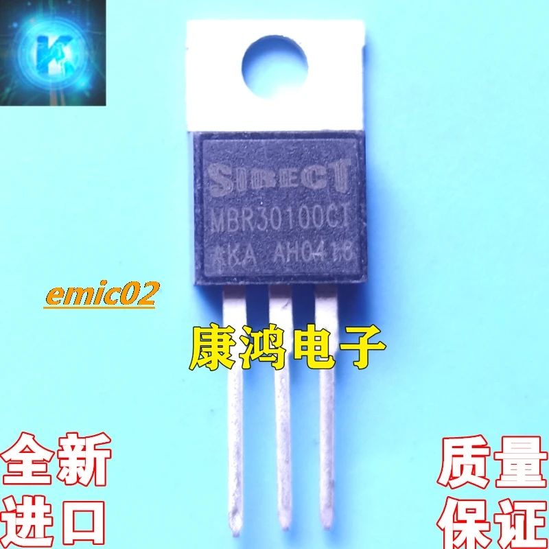 

10 шт., MBR30100CT TO-220 30A100V