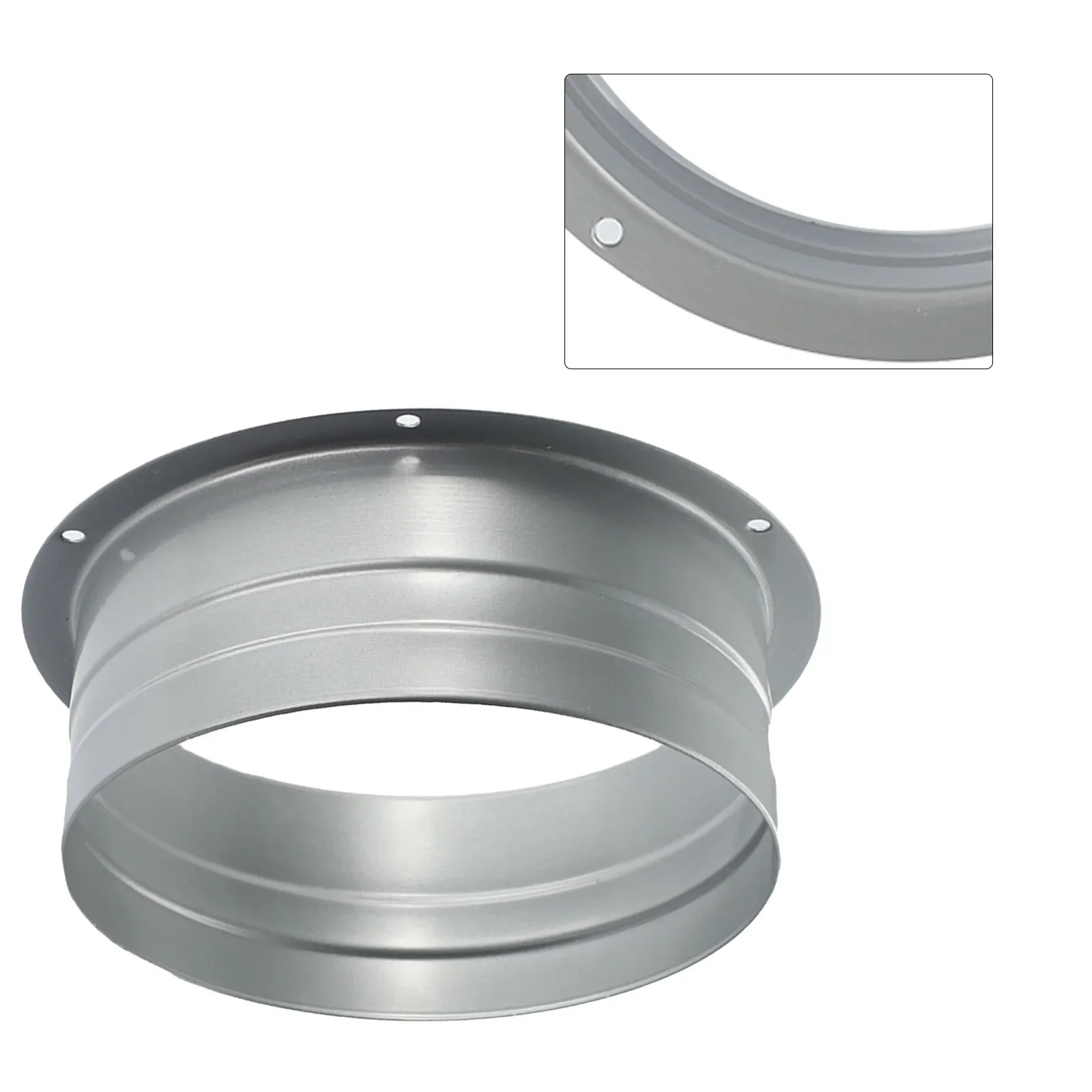 1pc 75-250mm Adapter Flange Connection Metal Vent Pipe Fitting Wall Air Pipe Hose Flange Adapter For Ventilation Systems flange connector
