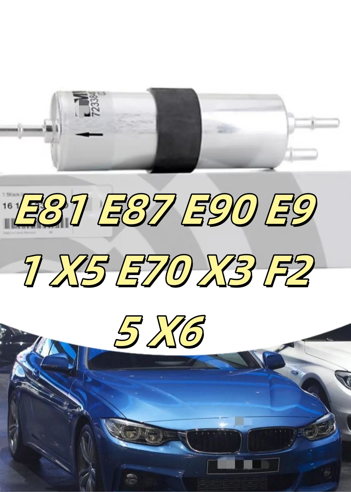 Fuel Filter For BM E70 E81 E87 E90 E91 F01 F02 16127233840 F10 F25 F30 F31 X3 X5 X6