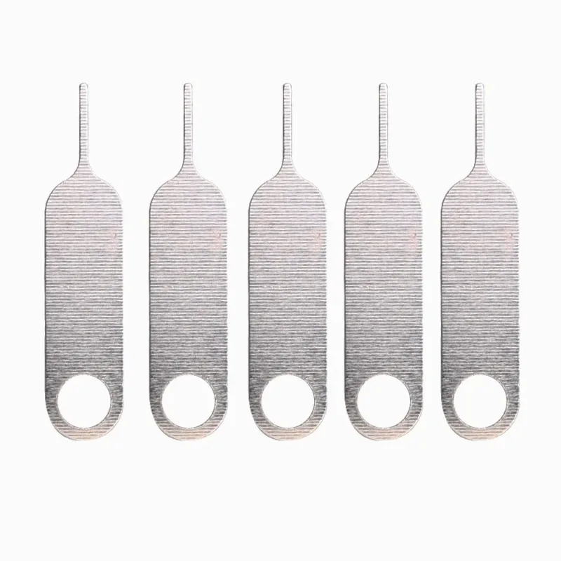 Sim Card Tray Ejector Eject Pins Key Removal Tool for IPhone IPad Samsung Huawei Xiaomi Tablet Universal Metal Removal Needle