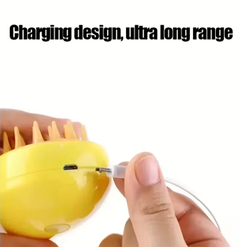 3-in-1 Electric Steam Pet Brush 3