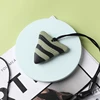 1 Pack Sensory Chew Necklace Brick Chewy Kids Silicone Triangle Fangs Toys, Silicone Teeth for Children with Autism 4