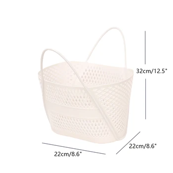 Household Hamper Categorized Wash Storage Basket Plastic Drainage Bath Basket Handheld Storage Basket Multi-functional 1