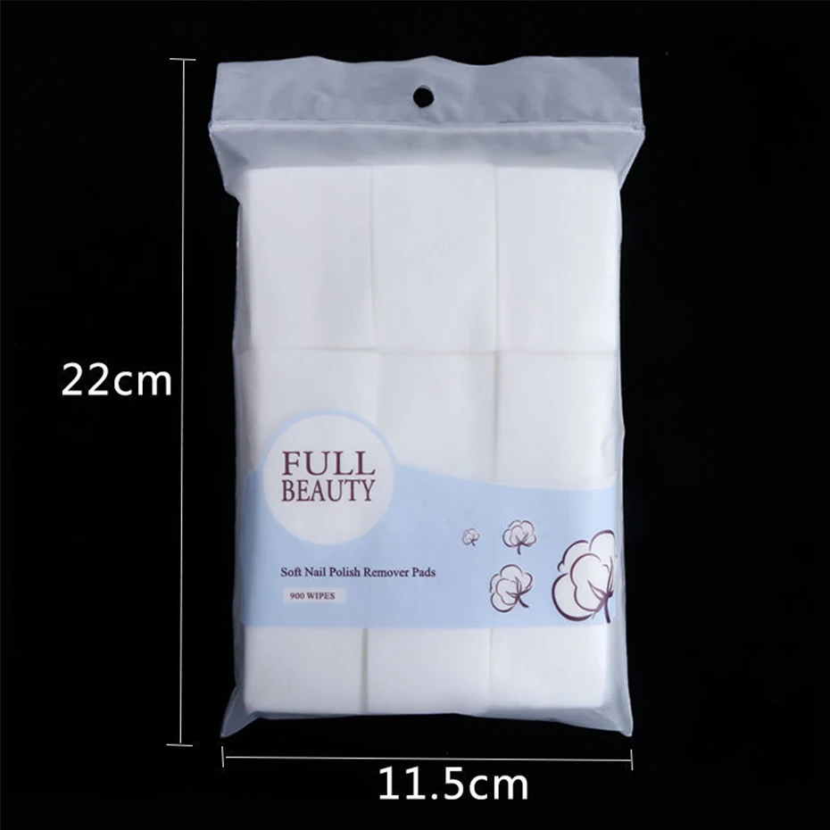 1 Pack Gel Nail Polish Remover Cotton Cleaner Paper Nails Wipe Pad Soak Off Lint-Free Nail Art Tips Manicure Tools Accessories